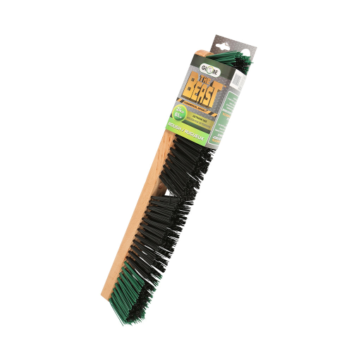 24" Heavy-Duty Commercial Push broom head-Rough Fibers Globe Commercial Products