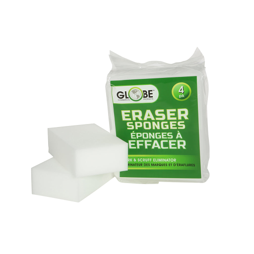 4.75"x2.75"x1.375" Large Erase-It-Sponge 4 per bag (36 Packs per case) Globe Commercial Products