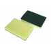 6"x4' Green/Yellow H.D. Foam Scrub Sponge Globe Commercial Products