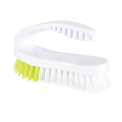 6" Synthetic Iron-Handle Scrub Brush Globe Commercial Products