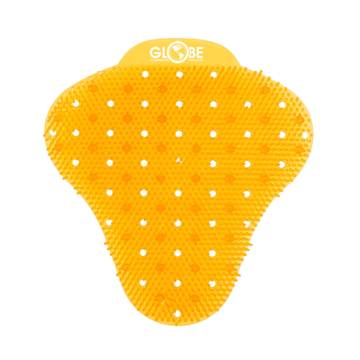 Aqu?s Heavy-Duty Anti-Splash Urinal Screens? Orange Mango (Pack of 2) Globe Commercial Products