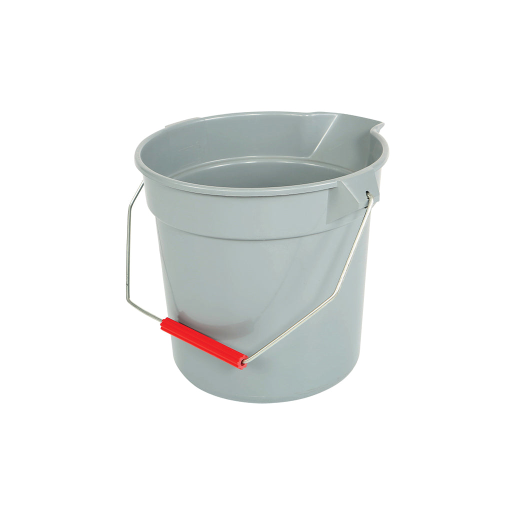 11 Qt Pail Grey Easy Pour Globe Commercial Products