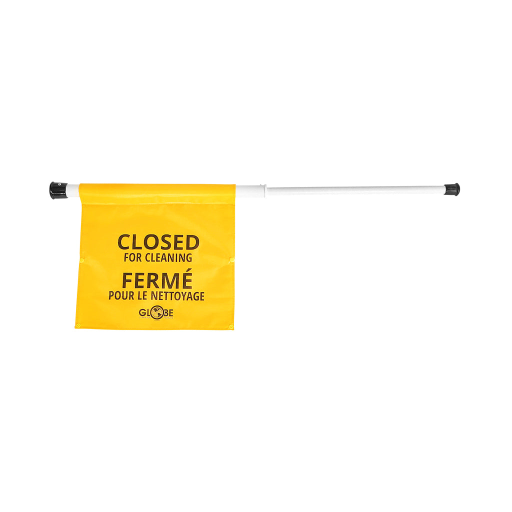 Closed for Cleaning Sign - English/French Globe Commercial Products