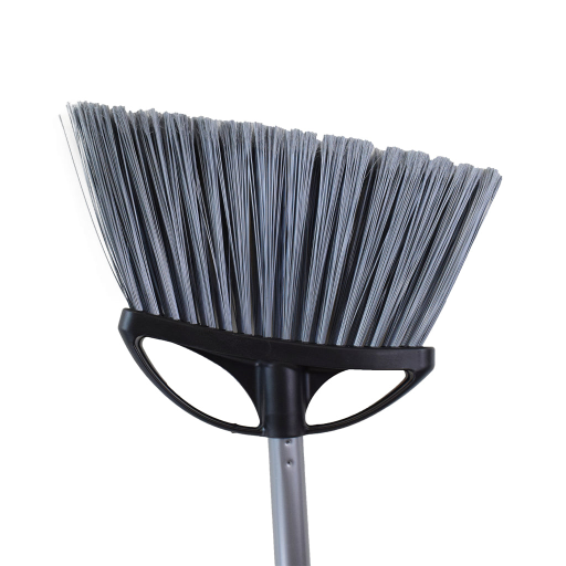 12" Large Angle Broom w/ 48" Metal Handle Globe Commercial Products