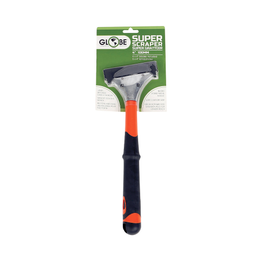 4" Heavy duty scraper, 12" Long, with 5 blades Globe Commercial Products