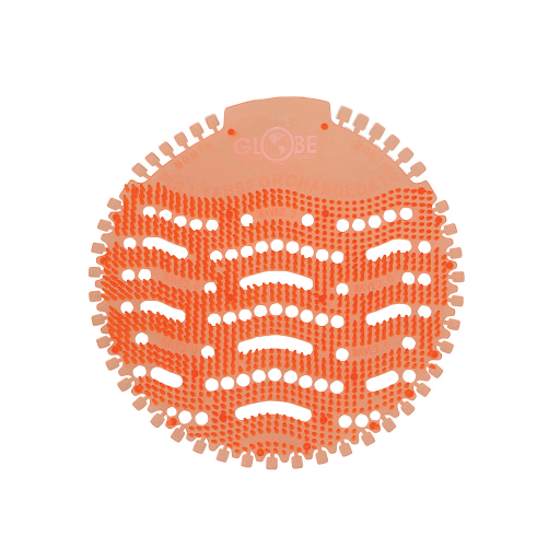 Anti-Splash EVA Urinal Screen - Orange Mango Globe Commercial Products