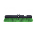 18" Plastic Block Pushbroom Medium GREEN Globe Commercial Products