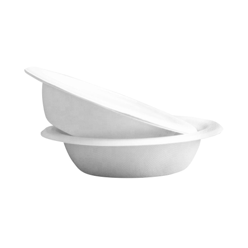 Compostable Round Bowls - 32 oz / White (pack of 50) Globe Commercial Products