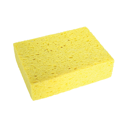6"x4.2"x1.75" Yellow Cellulose Sponge Globe Commercial Products