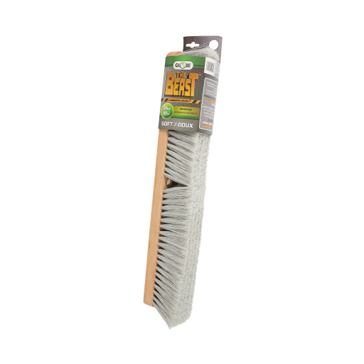 24" Heavy-Duty Commercial push broom w/Soft fibers (head only) Globe Commercial Products