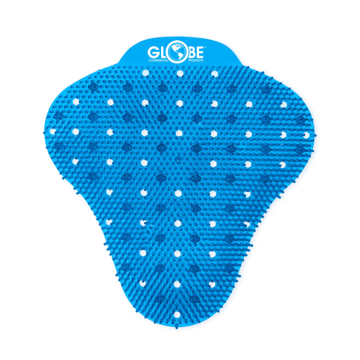 Aqu?s Heavy-Duty Anti-Splash Urinal Screens ? Blue Fresh (pack of 2) Globe Commercial Products