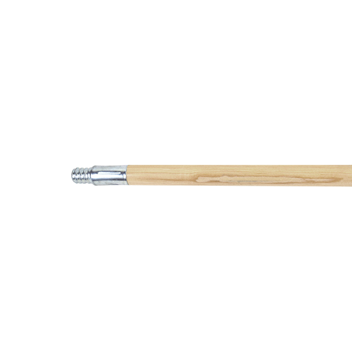 15/16" x 54" Threaded Metal-Tip Lacq Wood Handle Globe Commercial Products