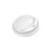 Compostable Dome Sip Lid - 10 - 20 oz / White (Pack of 50) Globe Commercial Products