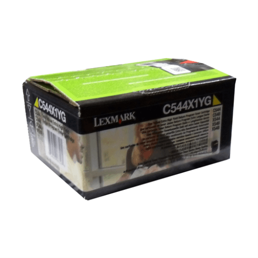 Lexmark C/X544,546,X548 Yellow Return Program 4K Toner Cartridge – – Non Moving – Lexmark