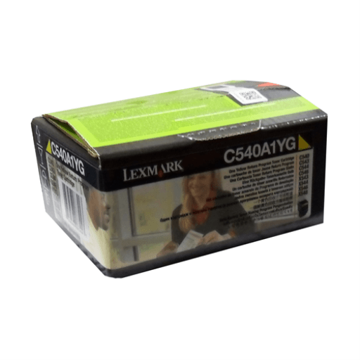 Lexmark C54x,X54x Yellow Return Program 1K Toner Cartridge – – Non Moving – Lexmark