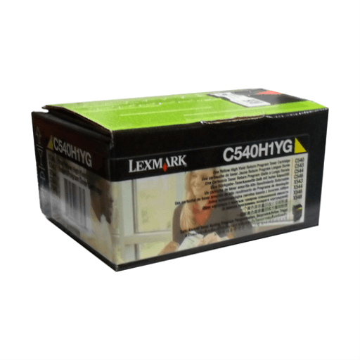Lexmark C54x,X54x Yellow Return Program 2K Toner Cartridge – – Non Moving – Lexmark