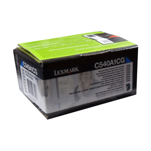 Lexmark C54x,X54x Cyan Return Program 1K Toner Cartridge – – Non Moving – Lexmark