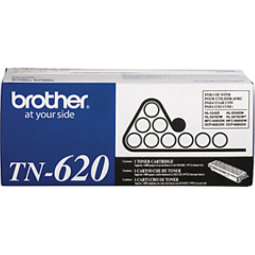 Brother TN620 Black Toner Cartridge, Standard Yield Brother