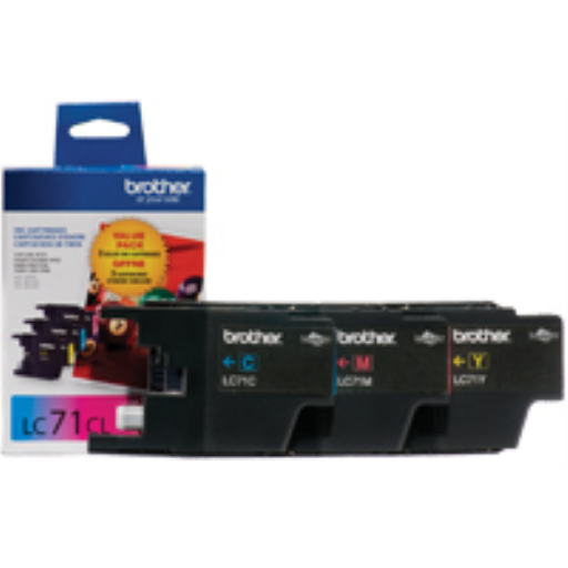 Brother LC713PKS 3-Pack of Innobella  Colour Ink Cartridges (1 each of Cyan, Magenta, Yellow), Standard Yield Brother