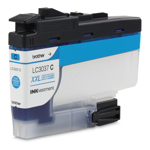 Brother LC3037CS Genuine Super High-Yield Cyan INKvestment Tank Ink Cartridge Brother