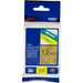 Brother Genuine TZeMPGG31 Black Print on Gold Geometric Patterned Tape for P-touch Label Makers, 12 mm wide x 4 m long Brother