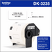 Brother Genuine DK3235 Black/White Removable Adhesive Food Safety Labels (800 labels)   2.1  x 1.1  (54mm x 29 mm) Brother