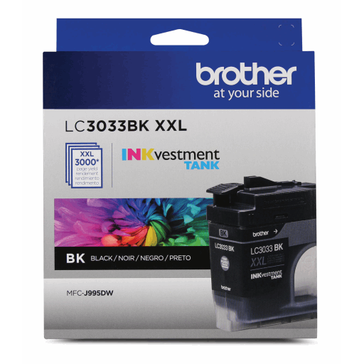 Brother LC3033BKS INKvestment Tank Black Ink Cartridge, Super High Yield Brother