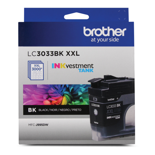 Brother LC3033BKS INKvestment Tank Black Ink Cartridge, Super High Yield Brother