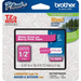 Brother Genuine TZEMQP35 White Print on Berry Pink Tape for P-touch Label Makers, 12 mm wide x 4 m long Brother