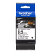 Brother HSE211E Black on White Heat Shrink Tube Label 5.2 mm x 1.5 m Brother