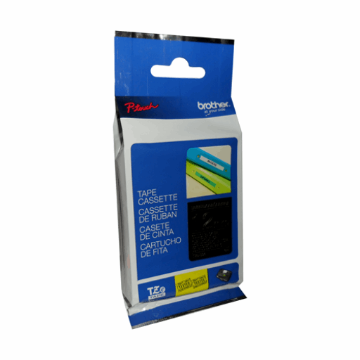 Brother Genuine TZe334 Gold on Black Laminated Tape for P-touch Label Makers, 12 mm wide x 8 m long Brother