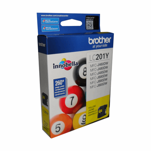 Brother LC201YS Innobella  Yellow Ink Cartridge, Standard Yield Brother