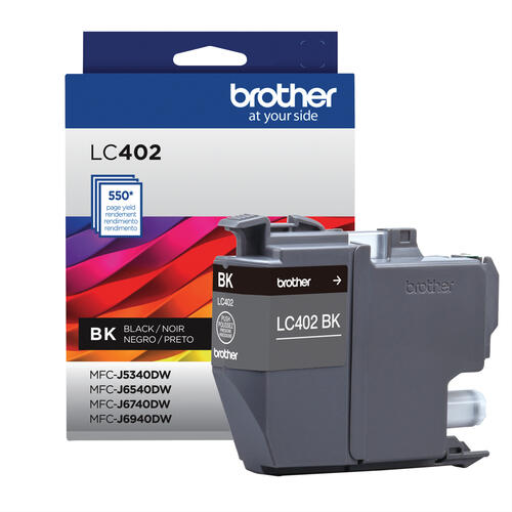 Brother Genuine LC402BKS Standard Yield Black Ink C Brother