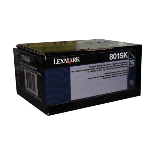 Lexmark CX310,410,510 Black Return Program 2.5K Toner Cartridge – – Toners – Lexmark