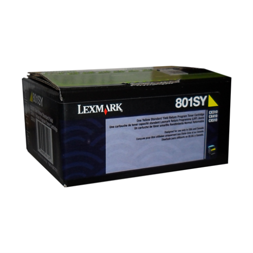 Lexmark CX310,410,510 Yellow Return Program 2K Toner Cartridge – – Toners – Lexmark