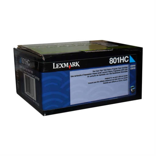 Lexmark CX410,510 Cyan Return Program 3K Toner Cartridge – – Toners – Lexmark
