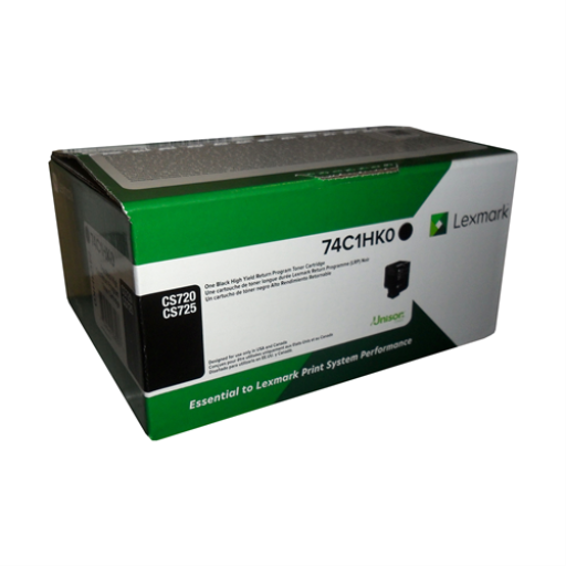 Lexmark CS/CX725 Black Return Program 20K Toner Cartridge – – Toners – Lexmark
