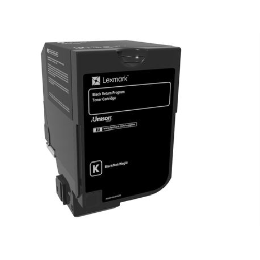 Lexmark CS720,CS/CX725 Black Return Program 3K Toner Cartridge – – Toners – Lexmark