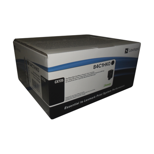 Lexmark CX725 Black Return Program 25K Toner Cartridge – – Toners – Lexmark