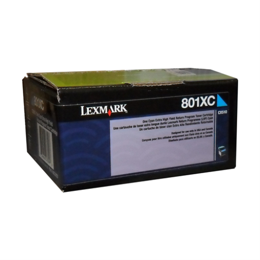 Lexmark CX510 Cyan Return Program 4K Toner Cartridge – – Toners – Lexmark