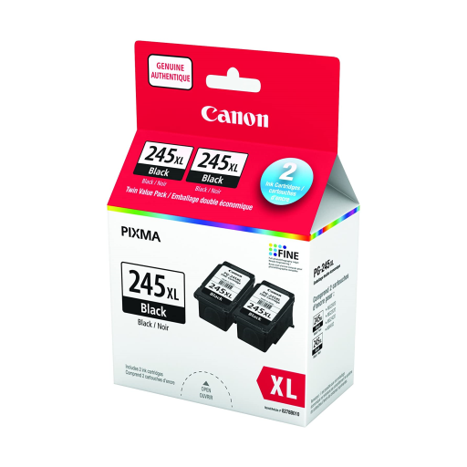 PG-245XL Twin Ink Value Pack – – Inkjets – Canon