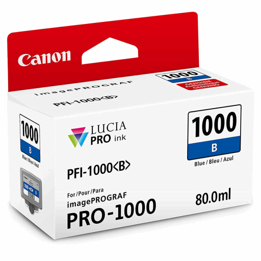PFI-1000 Blue SKU 0555C002 – – Inkjets – Canon