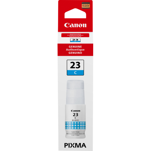 4670C001 Canon GI-23 Cyan Ink Bottle-Compatible with G620 only – – Inkjets – Canon