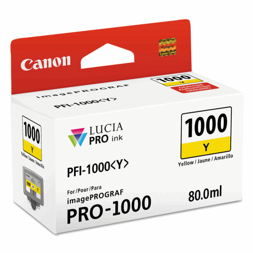 PFI-1000 Yellow SKU 0549C002 – – Inkjets – Canon