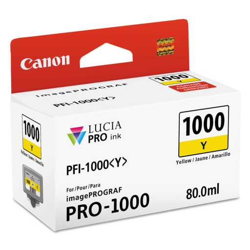 PFI-1000 Yellow SKU 0549C002 – – Inkjets – Canon