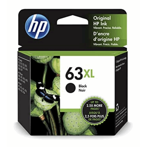 HP 63XL Black Ink Cartridge – – Inkjets – HP Canada