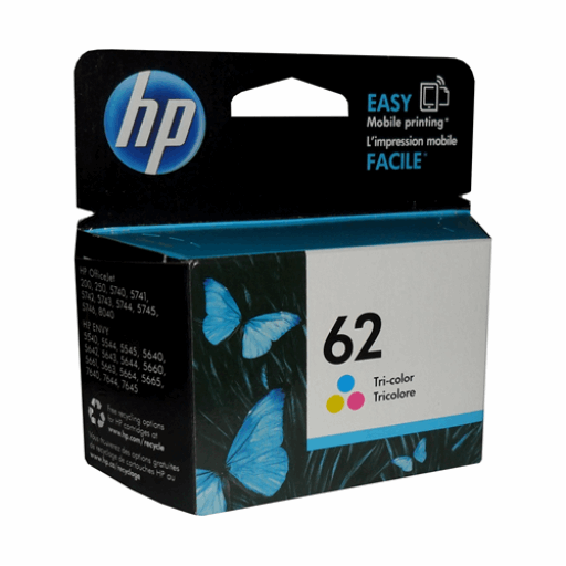 HP 62 Tri-color Ink Cartridge – – Inkjets – HP Canada