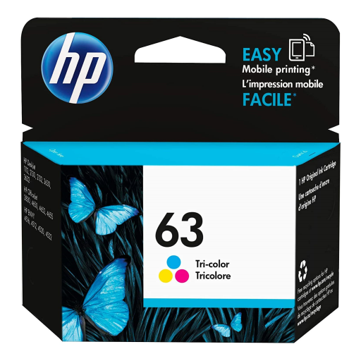 HP 63 Tri-color Ink Cartridge – – Inkjets – HP Canada