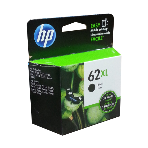 HP 62XL Black Ink Cartridge – – Inkjets – HP Canada