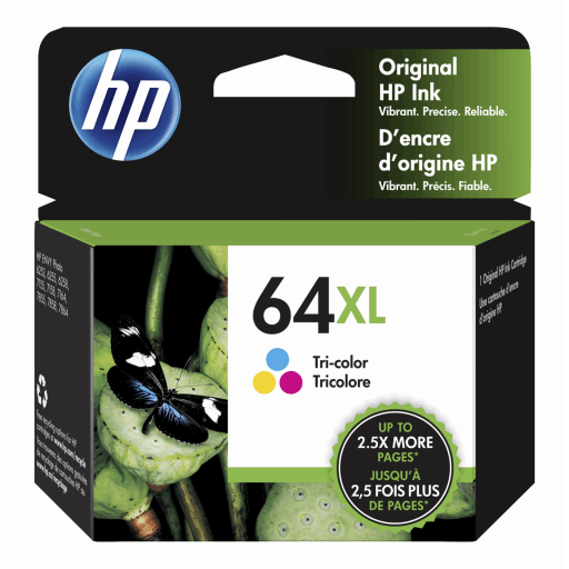 HP 64XL Tri-color Original Ink Cartridge – – Inkjets – HP Canada
